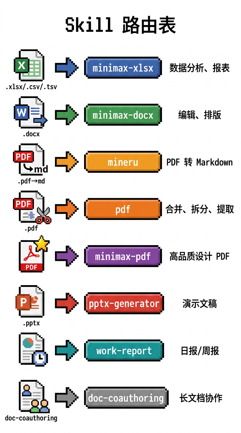 Skill 路由表